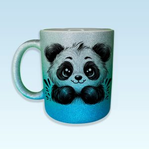 MUG ESCARCHADO AZUL